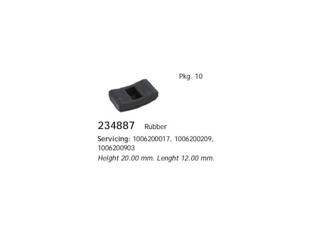 Kit de reparação do motor de arranco Cargo 234887