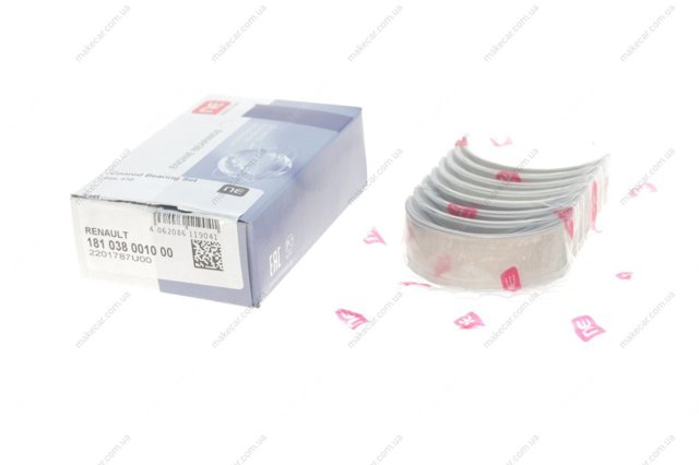 Folhas inseridas de cambota de biela, kit, padrão (STD) 181038001000 NE/NPR