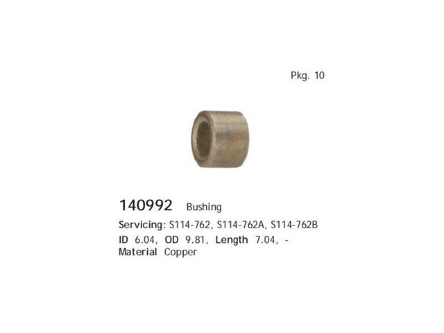 Bucha do motor de arranco Cargo 140746 preço, a partir de 2,56 USD