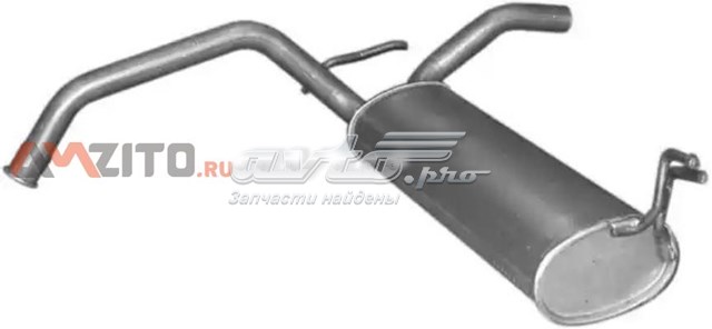 Silenciador, parte traseira Polmostrow 04235 preço, a partir de 93,45 USD