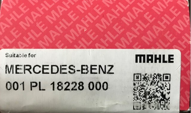 Folhas inseridas de cambota do compressor de biela, kit, padrão (STD) 001PL18228000 Mahle Original