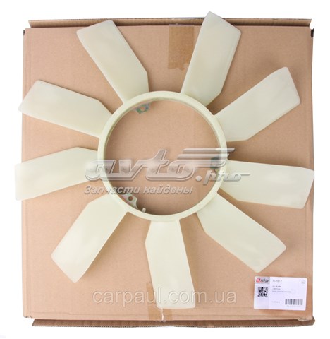 Ventilador (roda de aletas) do radiador de esfriamento 112017 Solgy