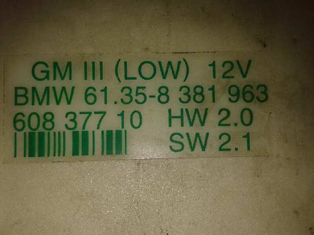 Unidade de conforto 61358381963 BMW