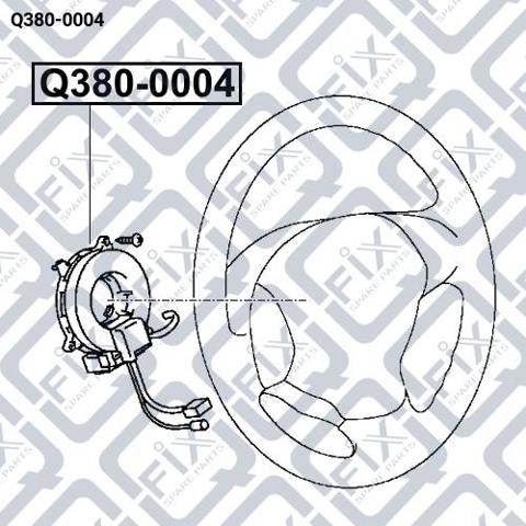 Anel AIRBAG de contato, cabo plano do volante Q-fix Q3800004 preço, a partir de 34,19 USD