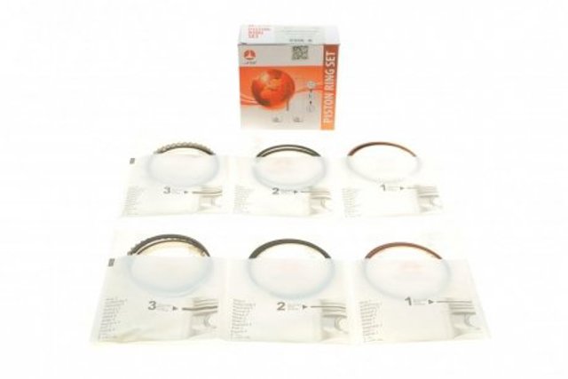 Kit de anéis de pistão de motor, 1ª reparação ( + 0,25) PRDAE493548025SET AMP/Paradowscy