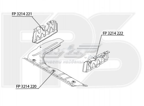 Proteção de motor dianteira FPS FP3214220 preço, a partir de 24,27 USD
