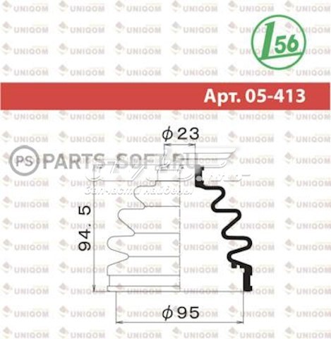 Bota de proteção externa de junta homocinética do semieixo dianteiro Maruichi-156 05413 preço, a partir de 7,51 USD