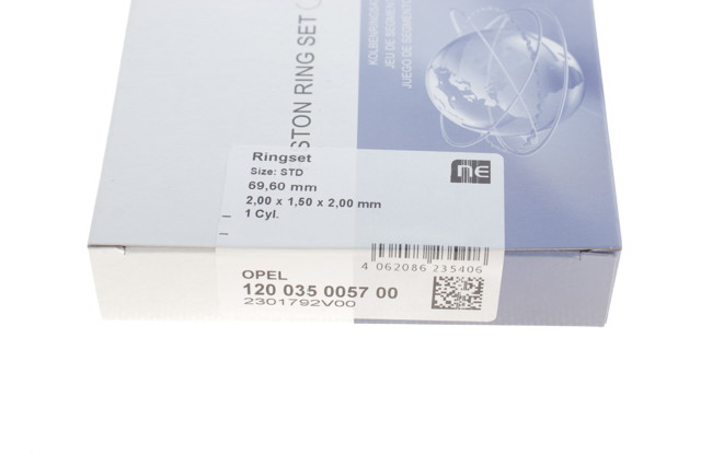Compre 120035005700 NE/NPR Anéis do pistão para 1 cilindro, STD.