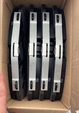 Sapatas do freio dianteiras de disco Knorr-bremse K046771K50
