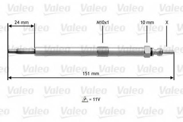 Vela de incandescência Bosch 250202128
