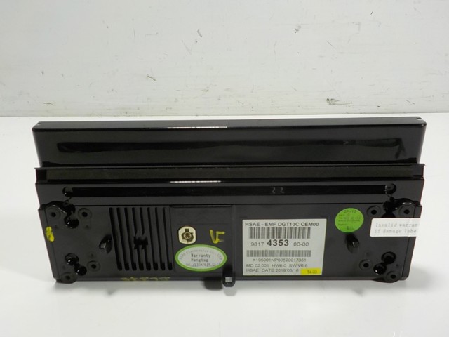 9835045580 Peugeot/Citroen Mostrador multifuncional