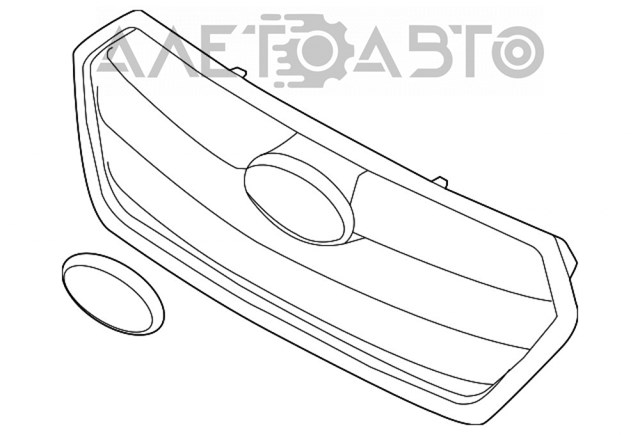 Grelha do radiador FPS FP6731990