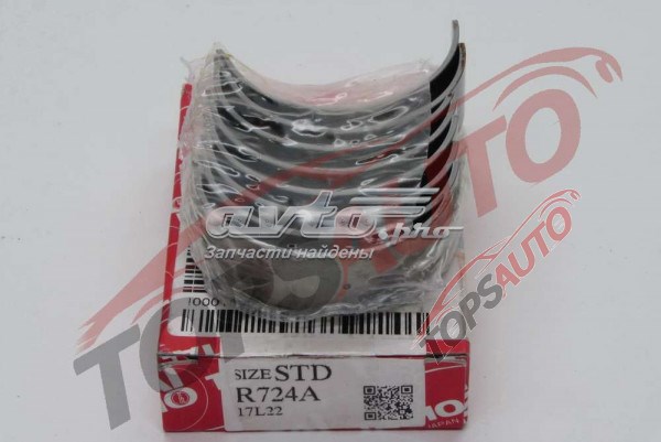 R724ASTD Taiho Folhas inseridas de cambota de biela, kit, padrão (STD)
