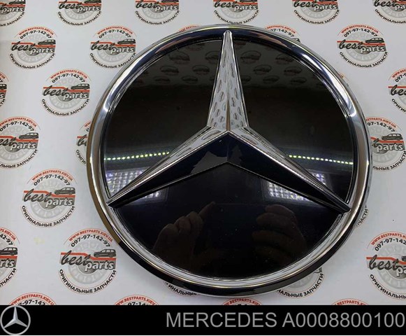 A0008800100 Mercedes Consola de emblema de grelha do radiador