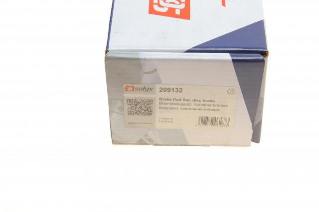 Sapatas do freio dianteiras de disco Solgy 209132 preço, a partir de 40,90 USD