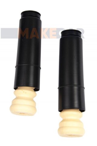 Pára-choque (grade de proteção) de amortecedor traseiro + bota de proteção Raiso RK00064