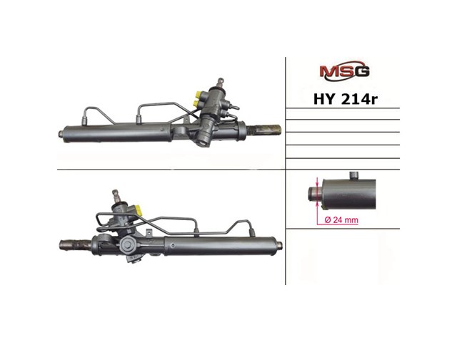 Cremalheira da direção HY214R MSG Rebuilding