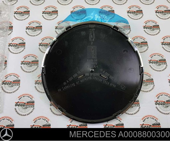 Emblema de grelha do radiador 0008800300 Mercedes