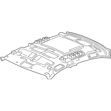 Revestimento do teto para Honda Civic X FC, FK