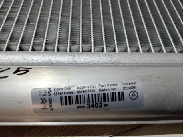 Radiador de aparelho de ar condicionado Peugeot/Citroen 9829340280 preço, a partir de 178,77 USD