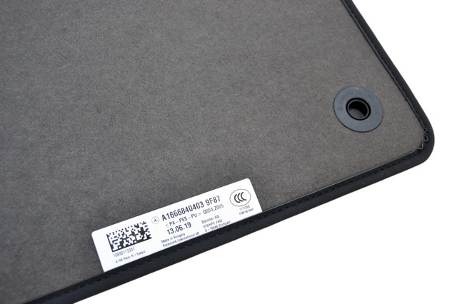 Tapetes dianteiros + traseiros, kit Mercedes A1666804102689F87