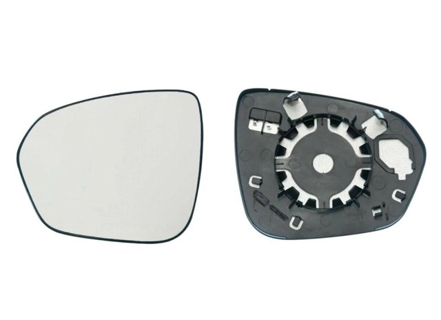 963664733R Renault (RVI) Elemento espelhado do espelho de retrovisão esquerdo