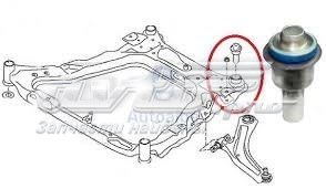 Viga de suspensão dianteira (plataforma veicular) Nissan/Infiniti 544004MS0C