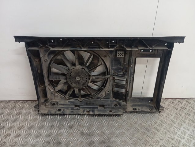 Difusor do radiador de esfriamento, montado com motor e roda de aletas 9806313580 Peugeot/Citroen