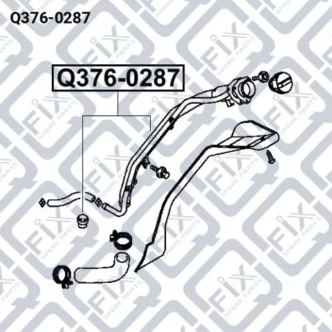 Q3760287 Q-fix Gargalo de enchimento do tanque de combustível