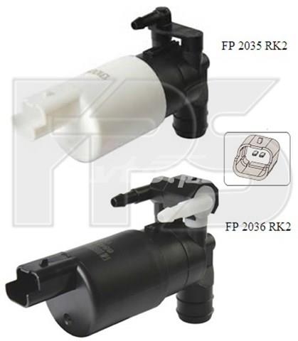 Bomba de motor de fluido para lavador de vidro dianteiro FPS FP2036RK2