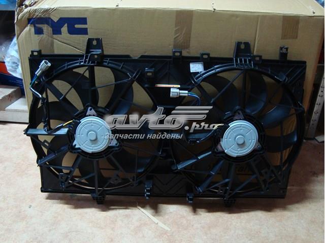 Difusor do radiador de esfriamento, montado com motor e roda de aletas 623400 TYC