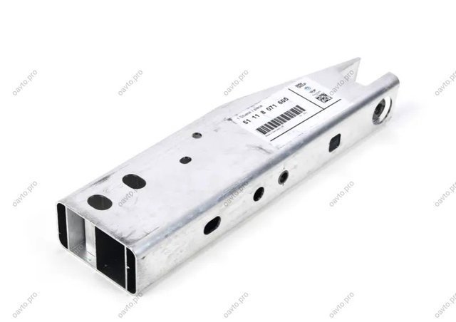 Consola externa esquerda do pára-choque dianteiro 51118071605 BMW