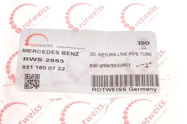Tubo (mangueira) de derivação de óleo de turbina Rotweiss RWS2885 preço, a partir de 71,63 USD