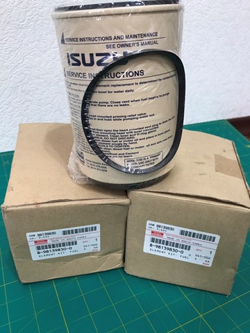 Filtro de combustível Isuzu 8981398300 preço, a partir de 36,63 USD