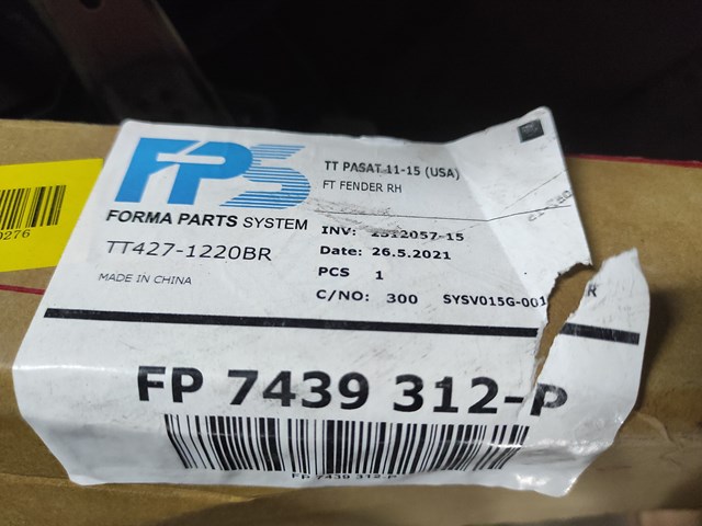 FP7439312P FPS Pára-lama dianteiro direito