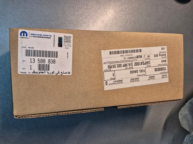 13588838 General Motors Sensor do nível de combustível no tanque