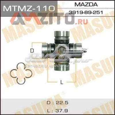 Cruzeta da junta universal traseira para Mazda 323 F IV BG