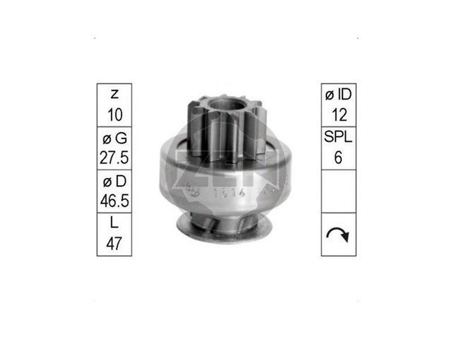 Roda-livre do motor de arranco ZEN ZN1614 preço, a partir de 16,25 USD