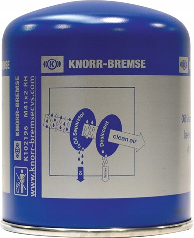 K163455 Knorr-bremse Filtro de secador de ar (separador de umidade e óleo) (TRUCK)