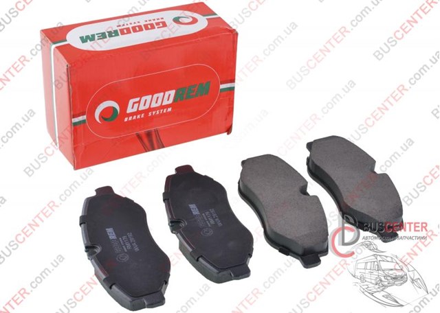 Sapatas do freio dianteiras de disco RM1179 Goodrem