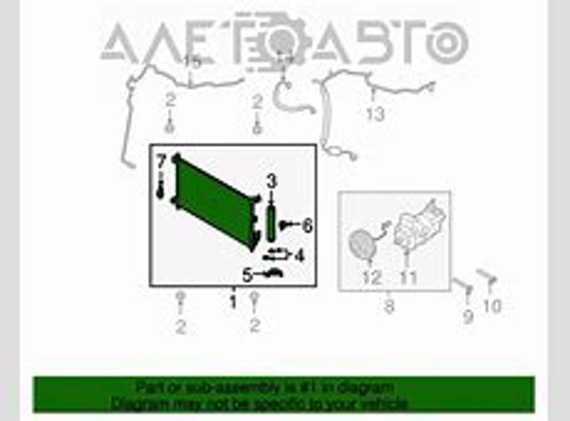 Radiador de aparelho de ar condicionado FP50K379 FPS