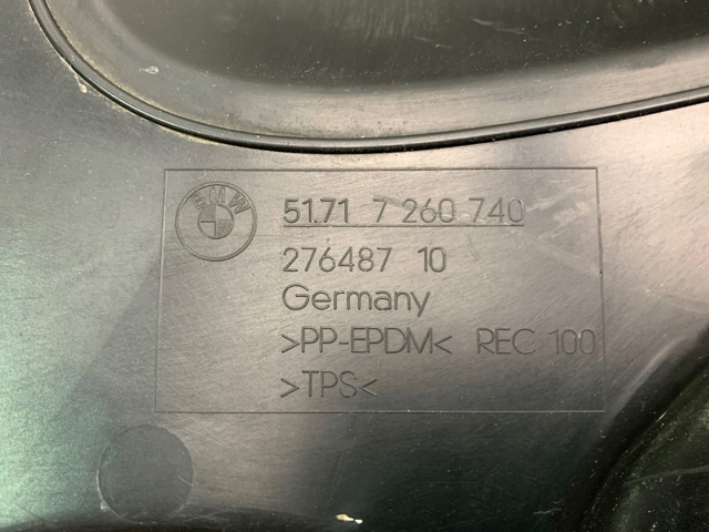 Compre 7260740 BMW Escudo protetor contra o barro de arco dianteiro do pára-lama