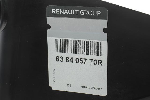 638405770R Renault (RVI) Guarda-barras direito do pára-lama dianteiro