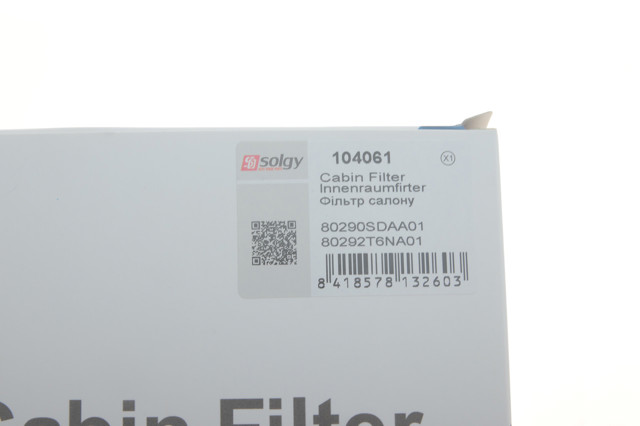 Filtro de salão 104061 Solgy