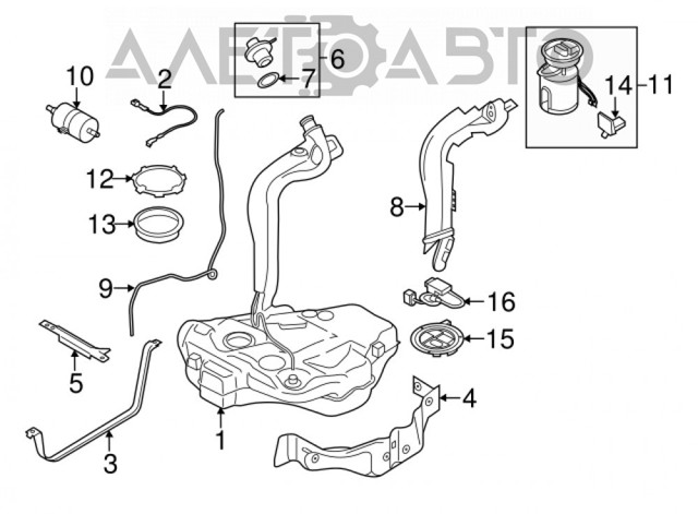Compre 36919029 AND Módulo de bomba de combustível com sensor do nível de combustível