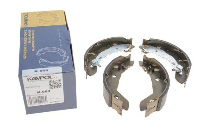 Sapatas do freio traseiras de tambor Kampol K669 preço, a partir de 31,27 USD