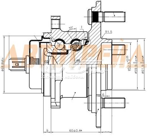 Compre 3DACF026F17CS Koyo Cubo traseiro