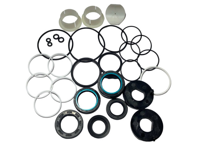 Kit de reparação da cremalheira da direção (do mecanismo), (kit de vedantes) para Volkswagen Transporter T5 7HB, 7HJ, 7EB, 7EJ