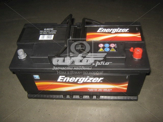 Bateria recarregável (PILHA) 583400072 Energizer