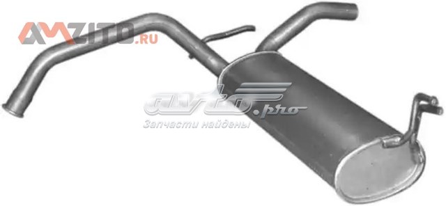 Silenciador, parte traseira Polmostrow 04235 preço, a partir de 93,45 USD